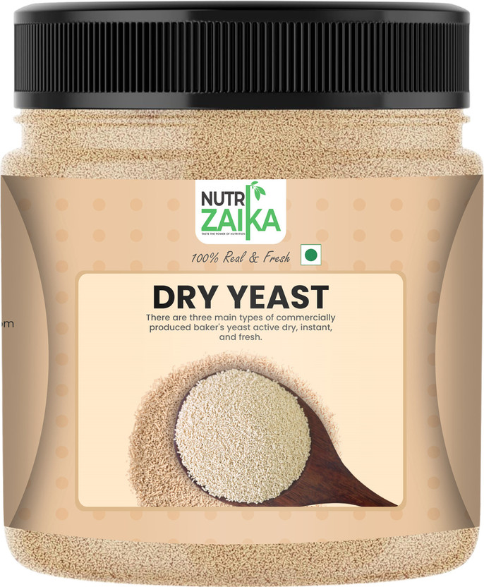NUTRI ZAIKA Dry Yeast | Active Baking Yeast | Instant Fermenting Agent for Soft & Fluffy Yeast Powder(250 g)