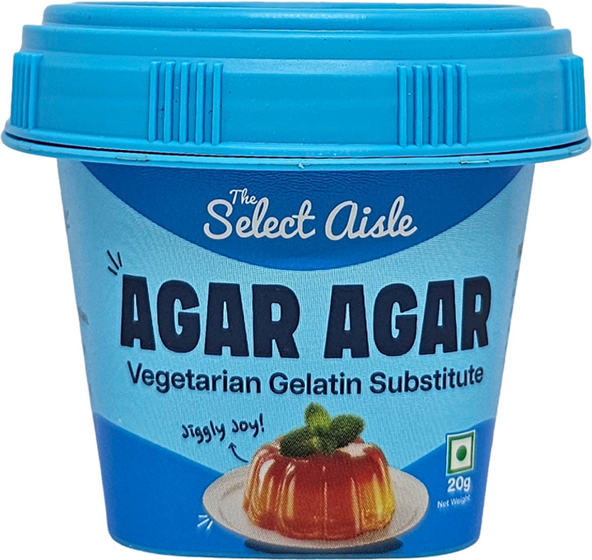 The Select Aisle Agar Agar - Vegetarian Gelatin [Thickening| Desserts|Pudding] Agar Agar Powder(20 g)