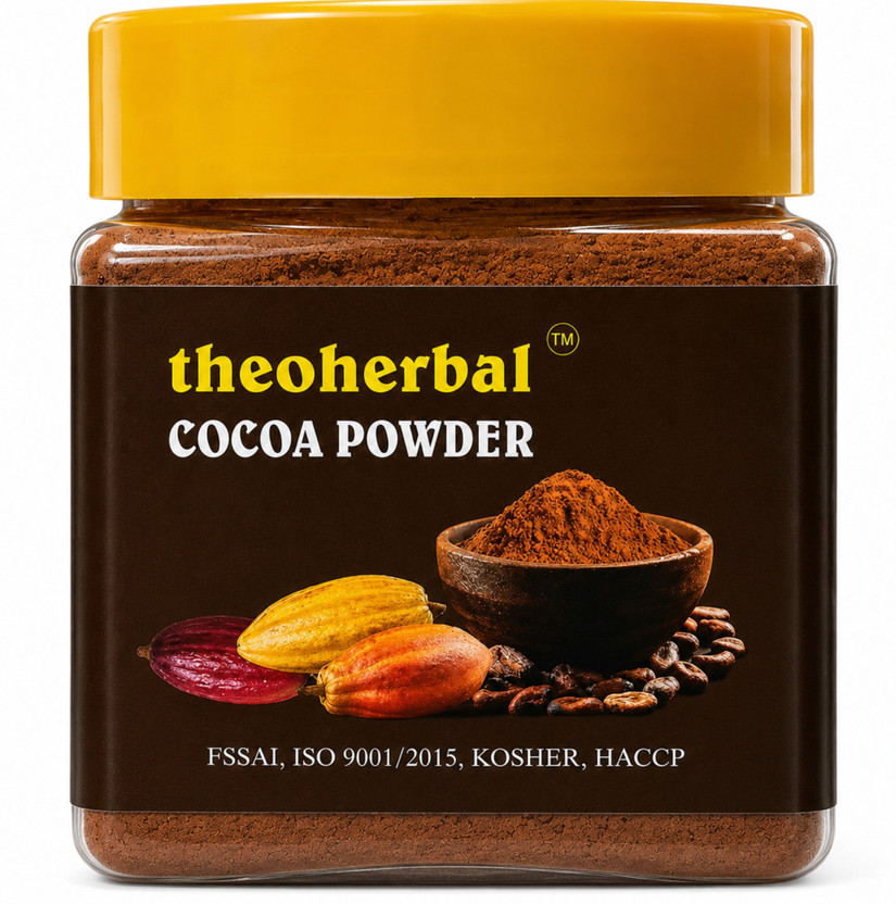 theoherbal Natural Cocoa Powder 150 g Baking Powder(150 g)
