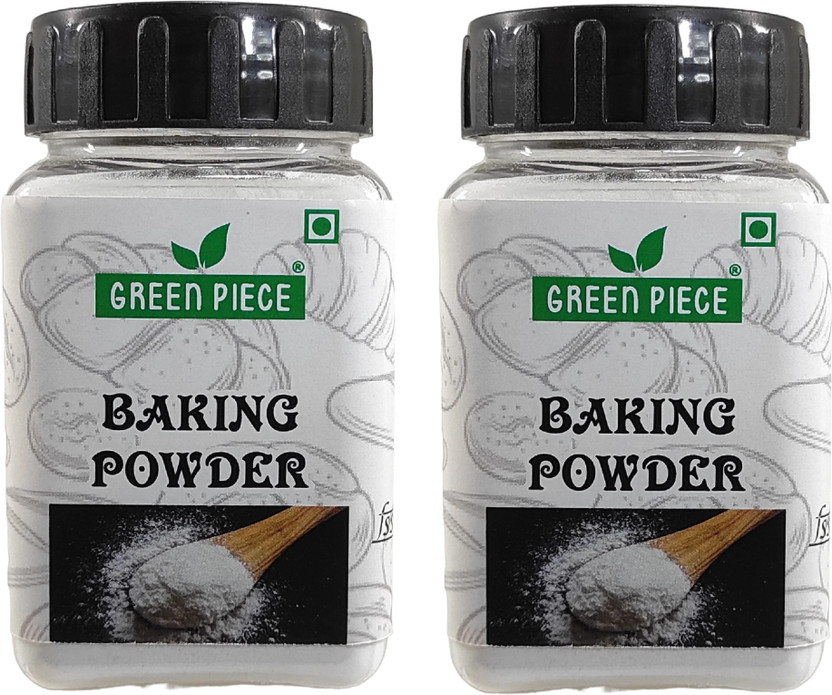 GREEN PIECE Baking Powder 100gm(Pack of 2) Baking Powder(2 x 100 g)
