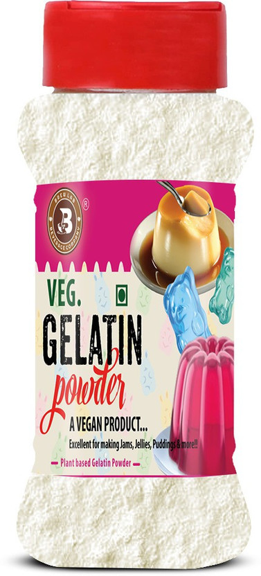 Brew Lab Veg Gelatin Powder | A Vegan Product | Perfect for Making Jelly Gelatin Powder(100 g)