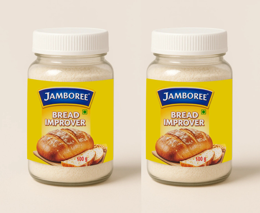 JAMBOREE Bread Improver Multipurpose Self Rising Flour Powder Raising Ingredient Powder(2 x 100 g)