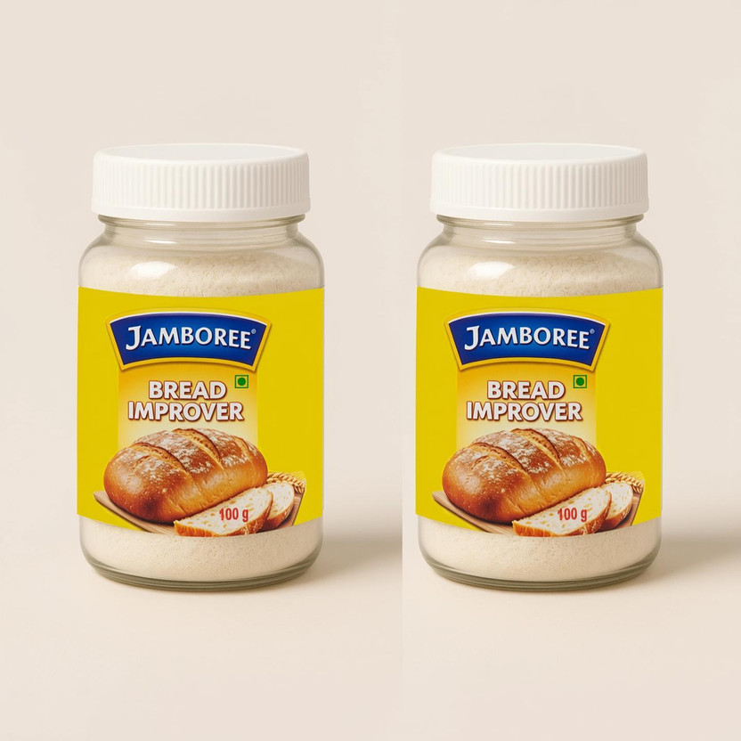 JAMBOREE Bread Improver Multipurpose Self Rising Flour Powder Raising Ingredient Powder(2 x 100 g)