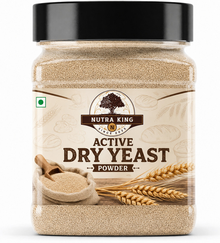 Nutra king Active Dry Yeast Powder for Bread, Pizza, Cake, Buns & Dough | Yeast Powder(100 g)