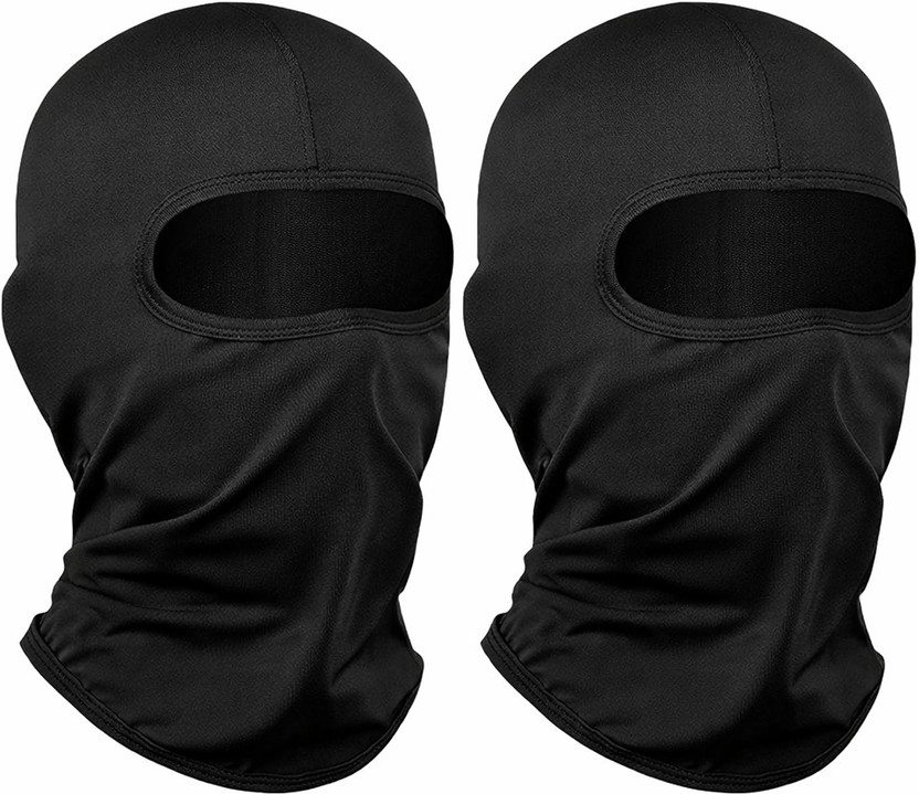 vee ess Black Bike Face Mask for Men & Women(Size: Free,  Balaclava)