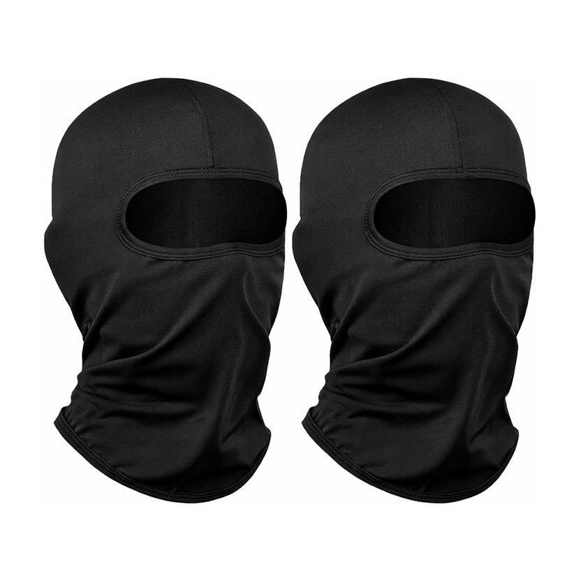 vee ess Black Bike Face Mask for Men & Women(Size: Free,  Balaclava)
