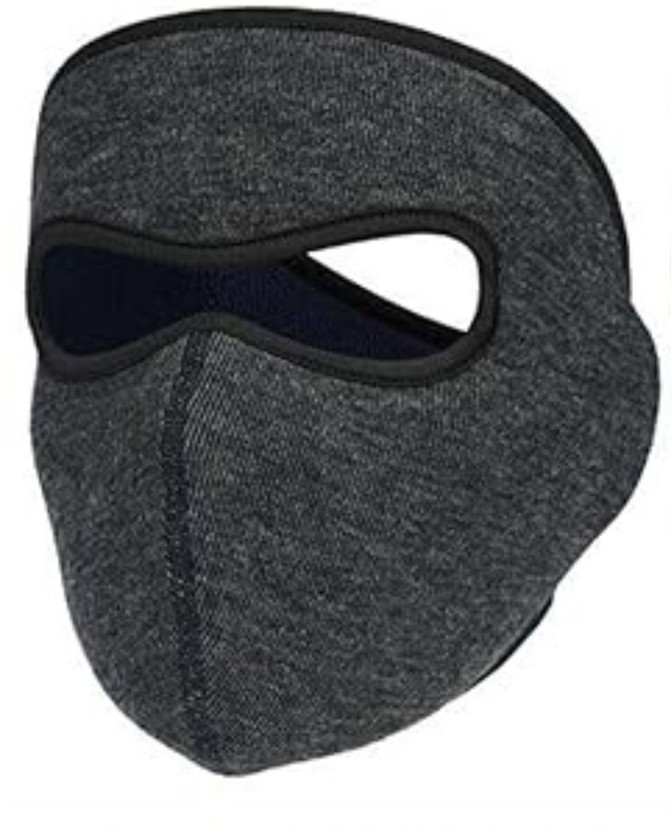 NEWEVA Grey Bike Face Mask for Men & Women(Size: Free,  Balaclava)