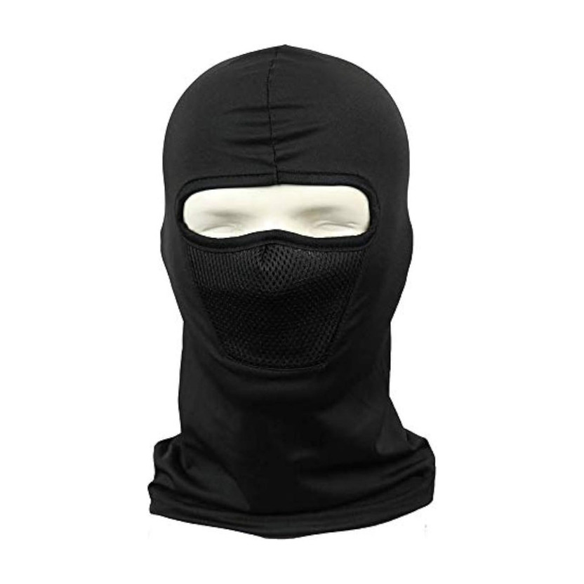 jazzy jazzy Black Bike Face Mask for Men & Women(Size: Free,  Balaclava) - Flipkart Deal