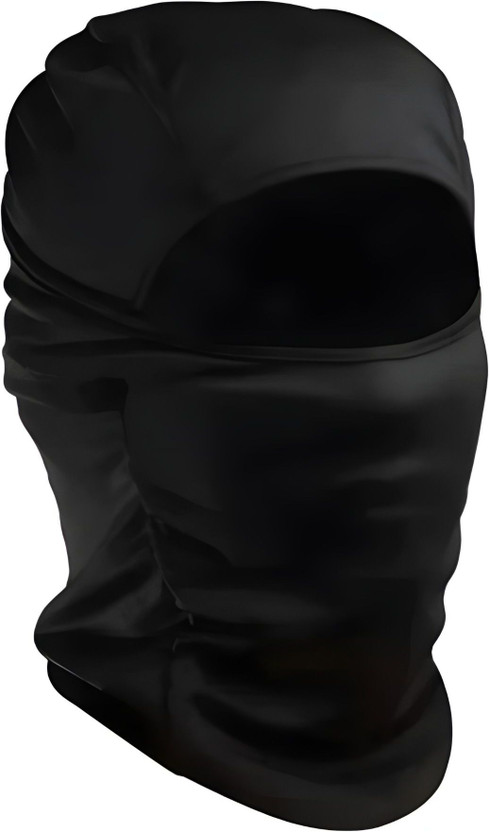 AUTOSITE Black Bike Face Mask for Men & Women(Size: Free,  Balaclava)