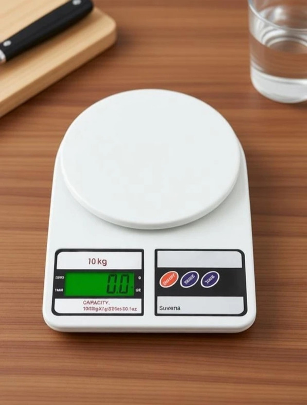 Versatile zone Portable Weighing Machine, LCD Display, Battery Changeable, for Food measurement Balance Scale(Balance)