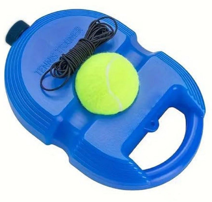Wauchope Self-Study Training Tennis Trainer Rebound Balls with Rope Practice Tool Tennis Ball(Standard, Pack of 1)