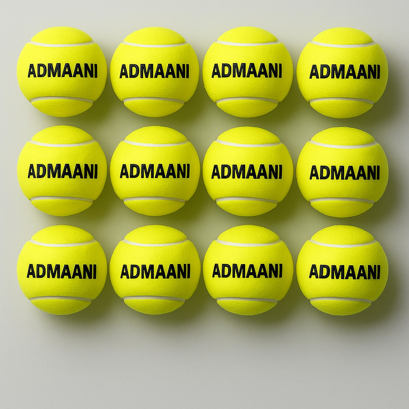 ADMAANI GLOBAL ADM-0002 Tennis Ball(Standard, Pack of 12)