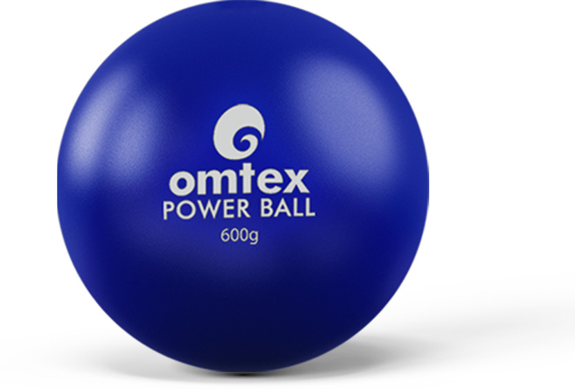 omtex Weighted Powered 600 g for Hitting, Batting and Pitching Training - Blue Cricket Rubber Ball(Standard, Pack of 1)