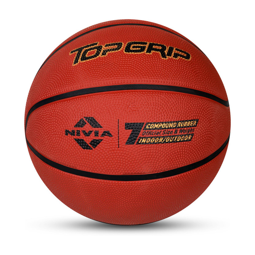 NIVIA NIVIA Top Grip Basketball - Size: 7(Standard, Pack of 1, Brown) - Flipkart Deal