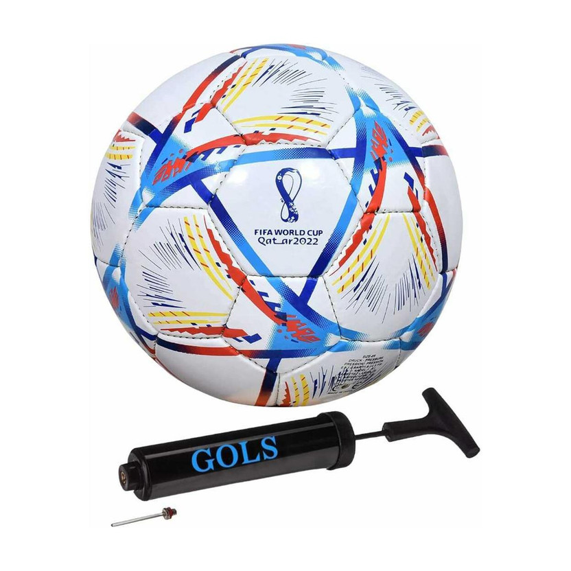 MINESFIT Indonesia Fifa World Cup 2022 football With Pump Football - Size: 5(Standard, Pack of 1)