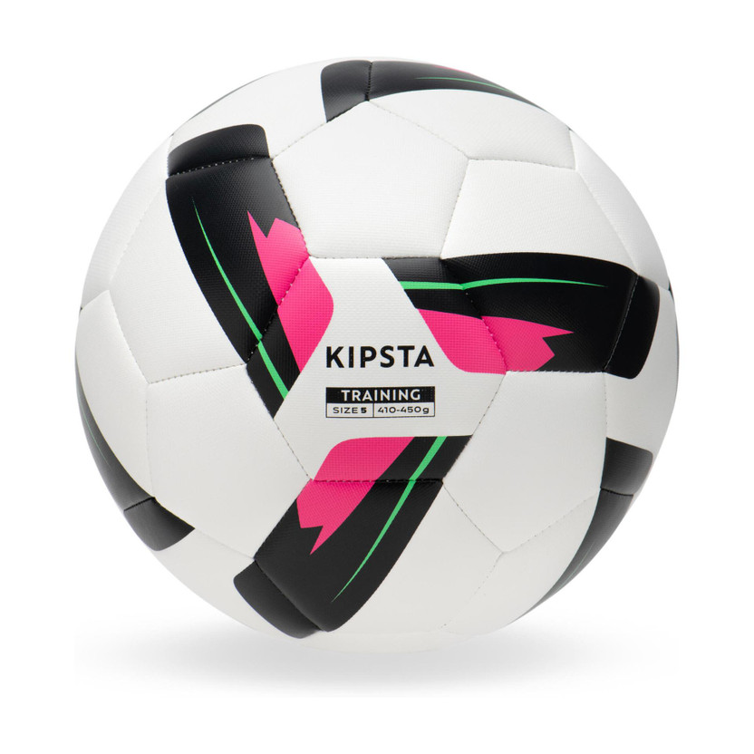 KRISSDIL KIPSTA Size 5 Machine-Stitched Football Training Ball - White Football - Size: 5(Standard, Pack of 1, White)