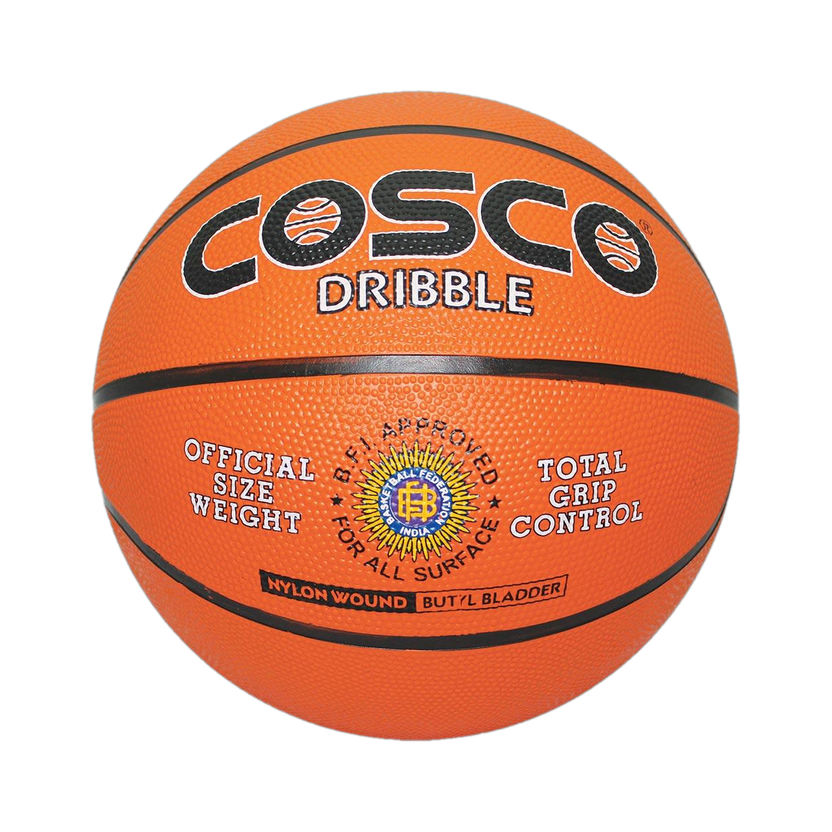 COSCO DRIBBLE Basketball - Size: 5(Kids, Pack of 1, Orange)