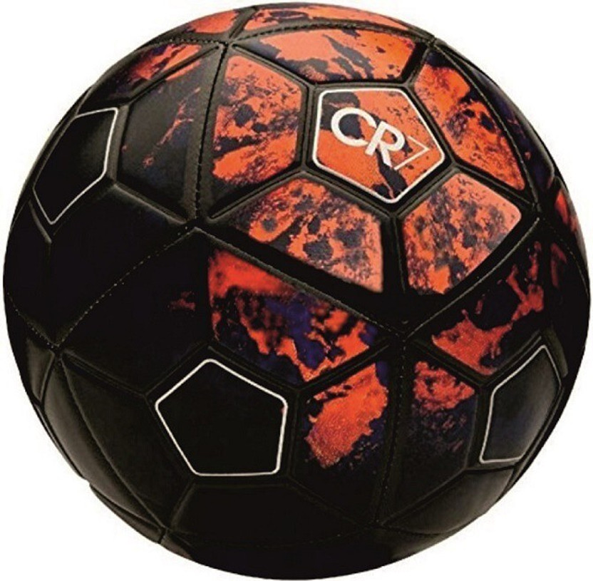 IP CR7 Football - Size: 5(Standard, Pack of 1, Red, Black)