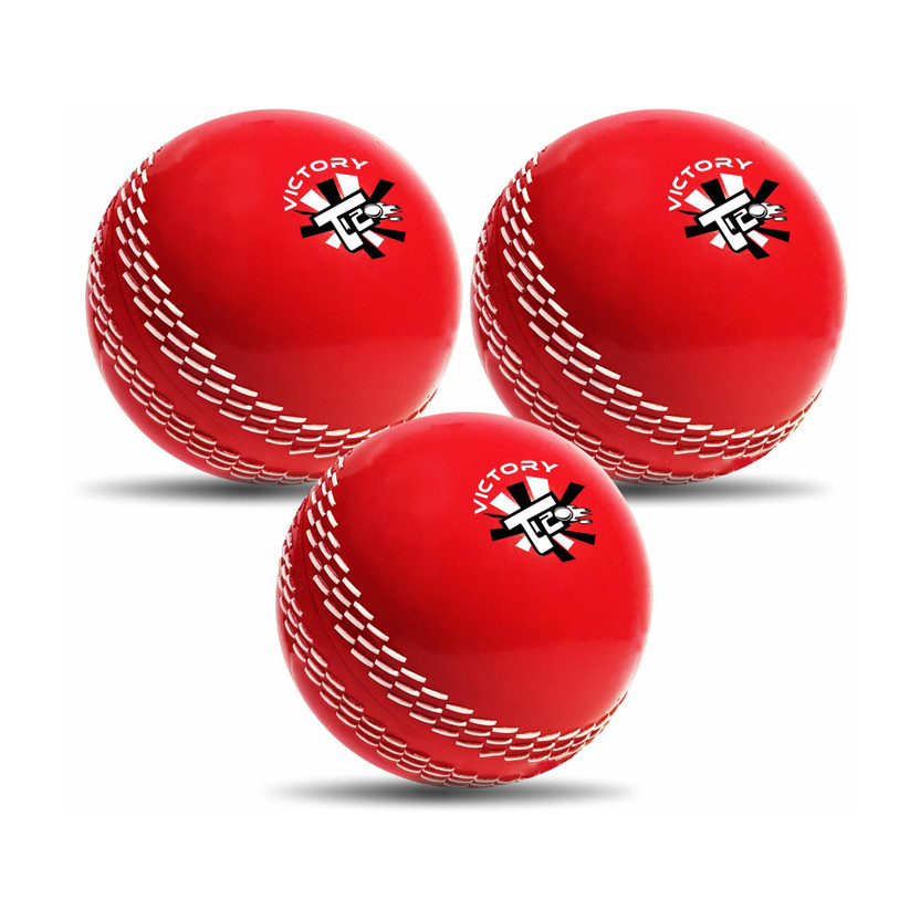 VICTORY T-20 Synthetic Cricket Ball Wind Ball for Cricket Tournament, Street Match Cricket Synthetic Ball(Standard, Pack of 3)