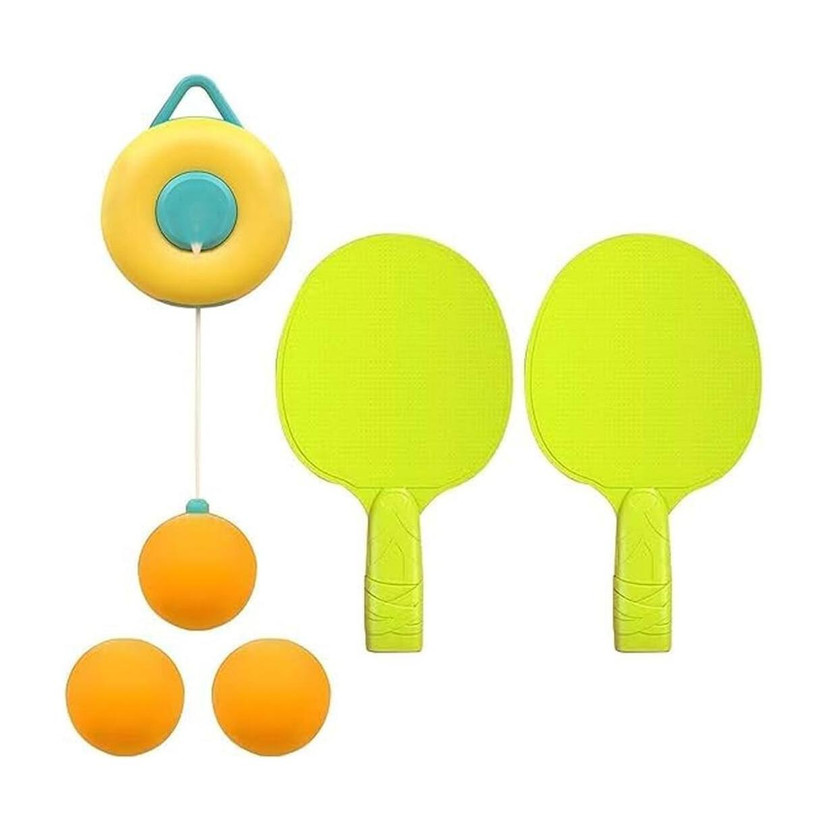 R AND P ENTERPRISE Hanging Table Tennis Self Training Indoor Gaming - Double Sparring Hanging Kit Table Tennis Ball(Standard, Pack of 6, Multicolor)