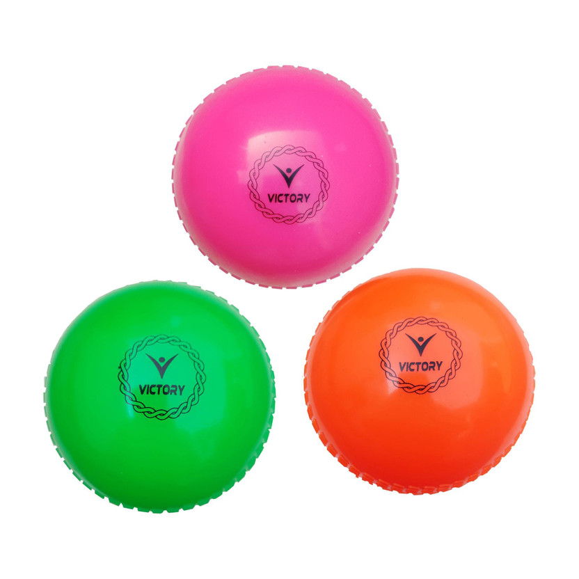 VICTORY Cricket Wind Ball (Pack of 3) - Made in India Smooth Cricket Synthetic Ball(Standard, Pack of 3)