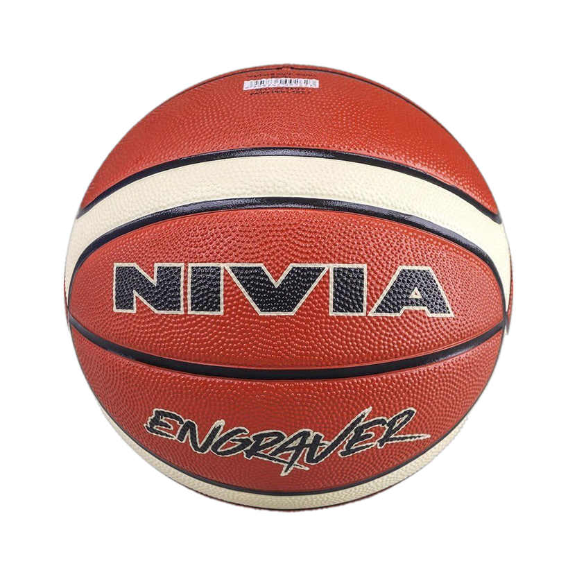 NIVIA Engraver Basketball - Size: 7(Standard, Pack of 1, Brown)