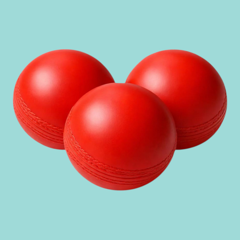 MARS Soft Wind Ball Cricket for Skill Development Cricket Training Ball(Standard, Pack of 1, Red)
