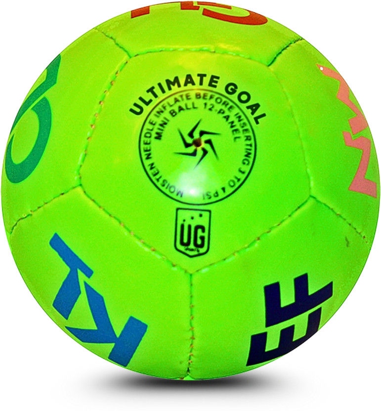 UG SPORTS Kids Home Play Green Alphabet Print Football - Size: 1(Kids, Pack of 1, Green)