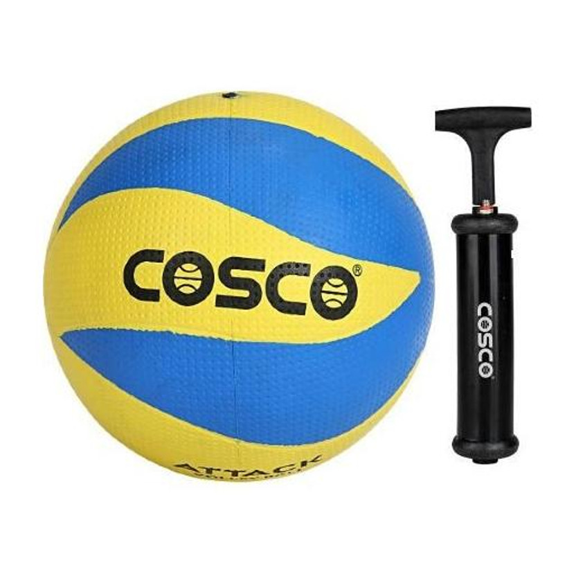 COSCO Attack with Pump Volleyball - Size: 4(Standard, Pack of 1)
