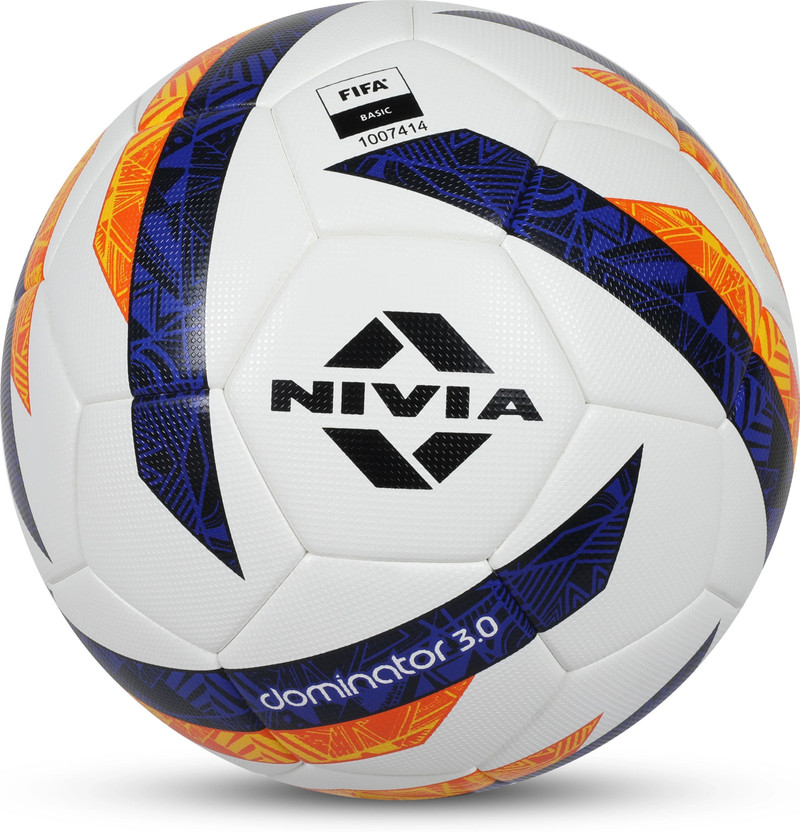NIVIA Dominator 3.0, 32 Panels Design, Ideal For Natural & Artificial Turf Surfaces Football - Size: 5(Standard, Pack of 1)