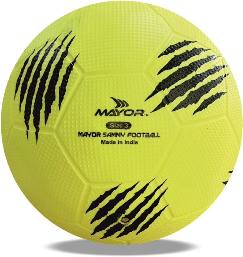MAYOR Sammy-3 Football - Size: 3(Kids, Pack of 1, Yellow)