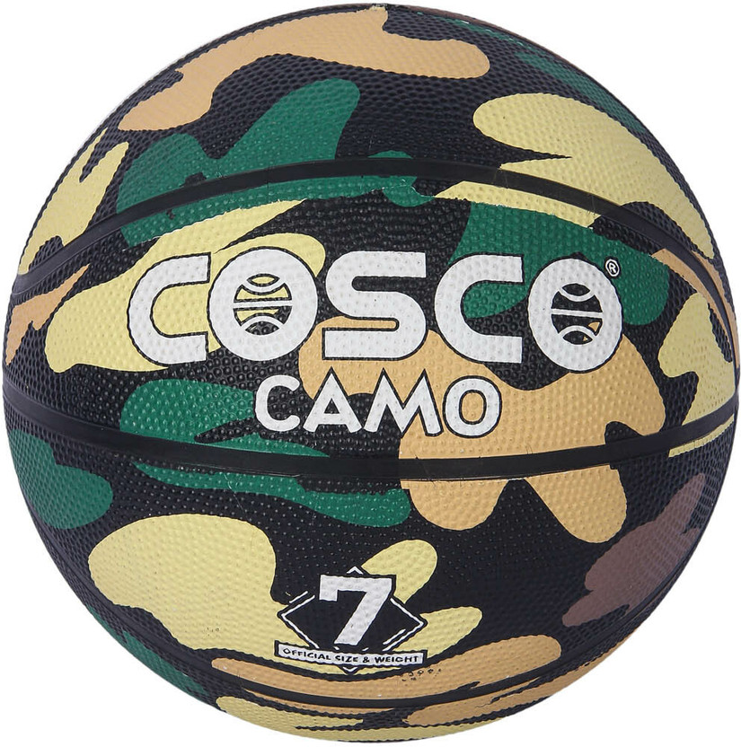COSCO Camo Basketball - Size: 7(Standard, Pack of 1, Multicolor)