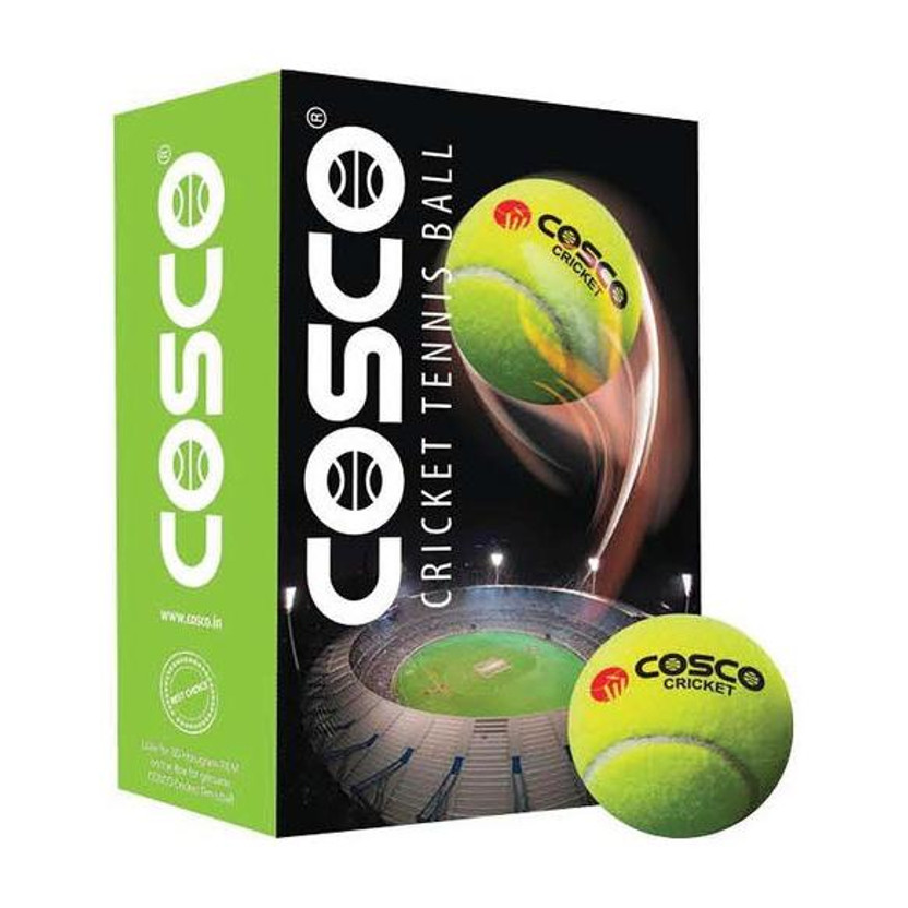 COSCO COSCO CoscoCricket Tennis Ball Tennis Ball(Standard, Pack of 6, Yellow) - Flipkart Deal