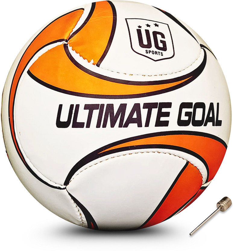 UG SPORTS Head Shooter White & Orange Football - Size: 3(Kids, Pack of 1, White, Orange)