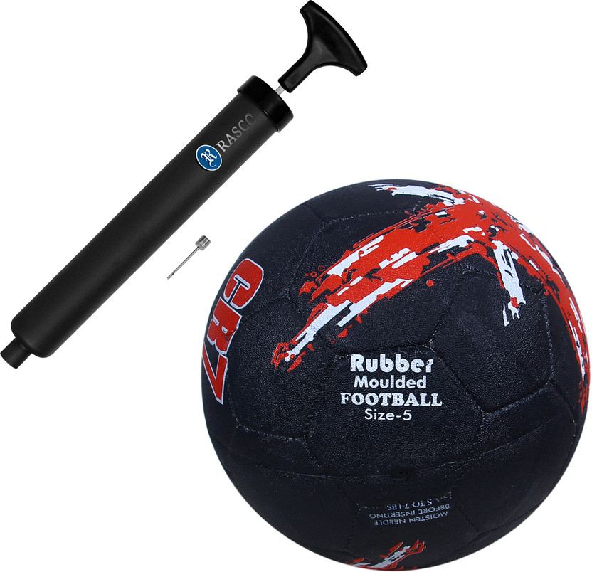 RASCO COMBO CR SEVEN RED FOOTBALL WITH AIR PUMP Football - Size: 5(Standard, Pack of 2, Red)