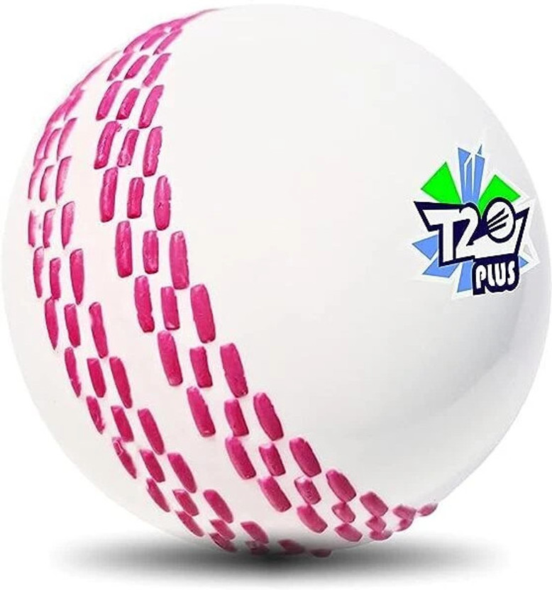Jaspo T-20 Plus Practice Cricket Ball/Wind Balls for - Indoor & Outdoor Street & Beach Cricket Synthetic Ball(Standard, Pack of 1, White)