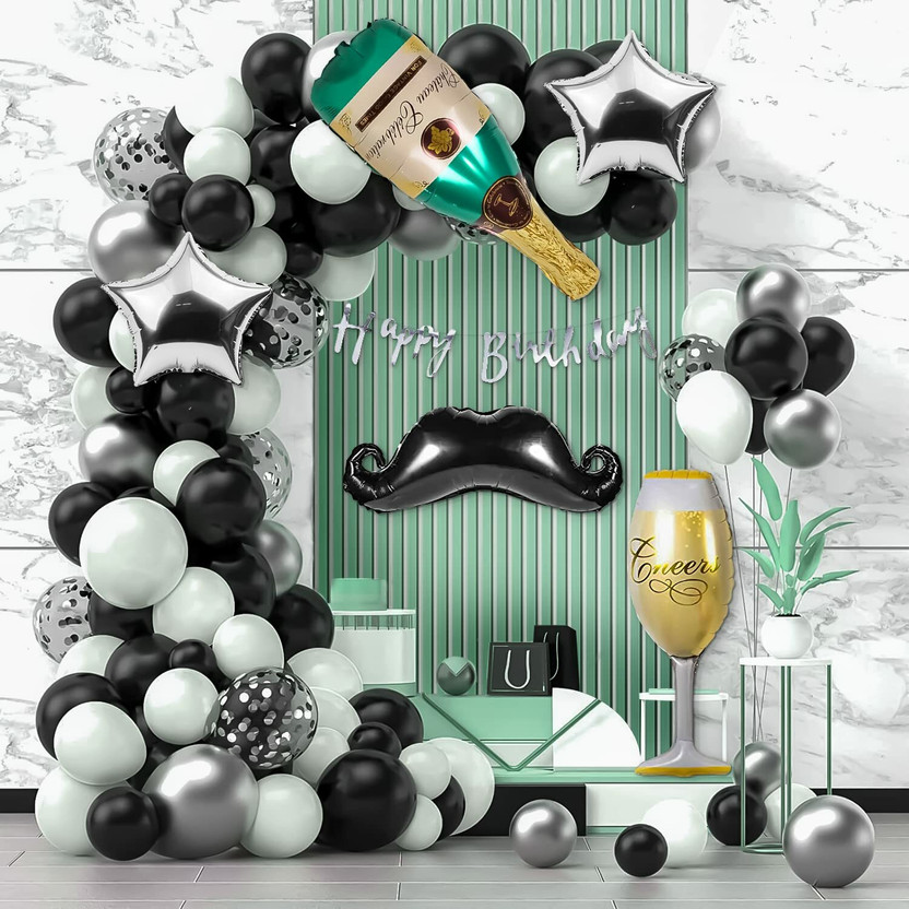 specialyou.in Multicolor Birthday banner | party props for adults | Decoration item pack of 70 items.