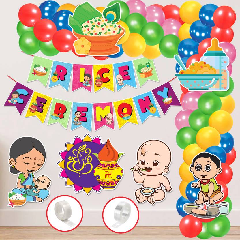 ZYOZI Solid Annaprashan Decoration Items,Rice Ceremony