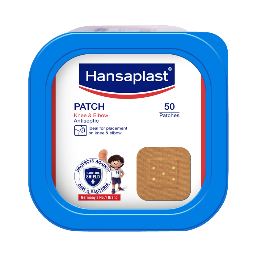 HANSAPLAST First Aid Tape Patch | 50 Strips Adhesive Band Aid(Set of 1)