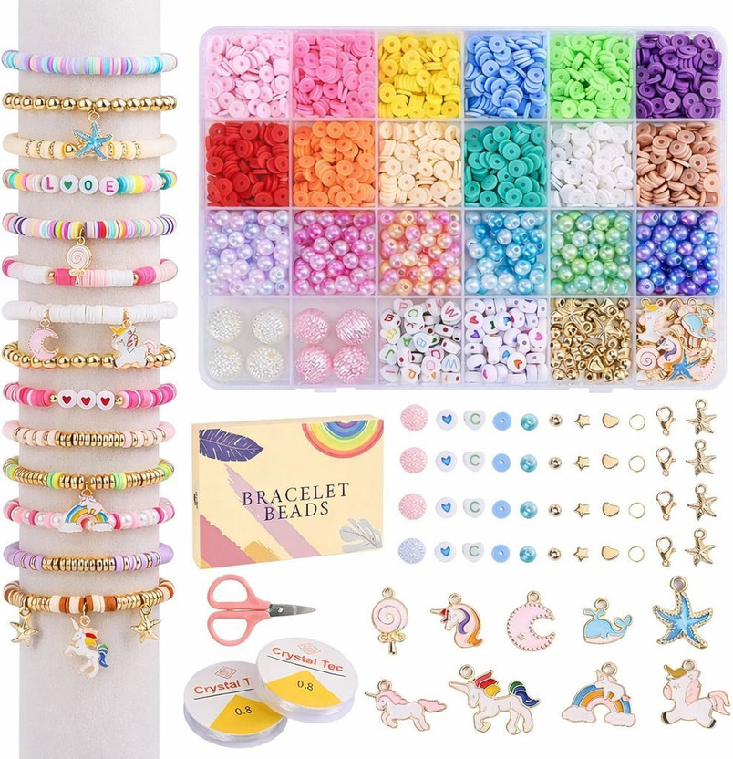FIDEO All-in-one DIY jewelry Bracelet making kit for kids and beginners