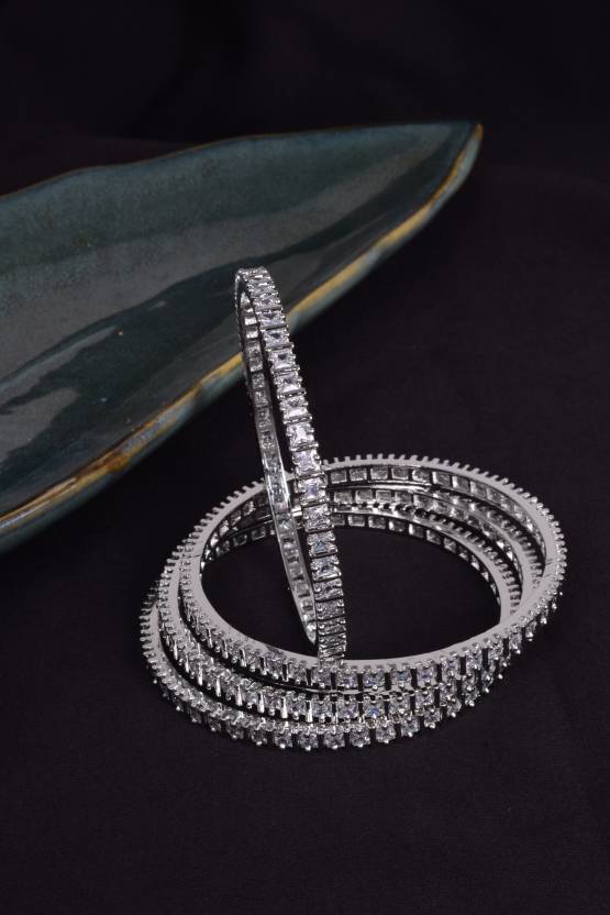 Steorra Jewels Alloy Rhodium Bracelet Set Price in India - Buy Steorra ...
