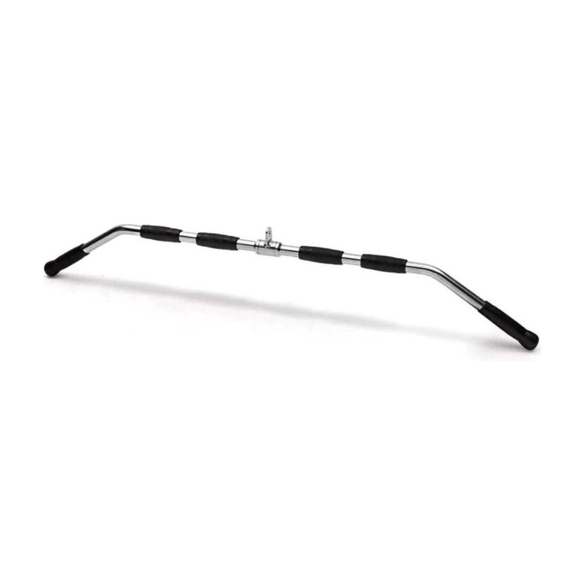 FW Sports Luxery High Pully Lat Pull Down Wide Grip 48inch With Safety Lock Multi-training Bar(Silver, Black)