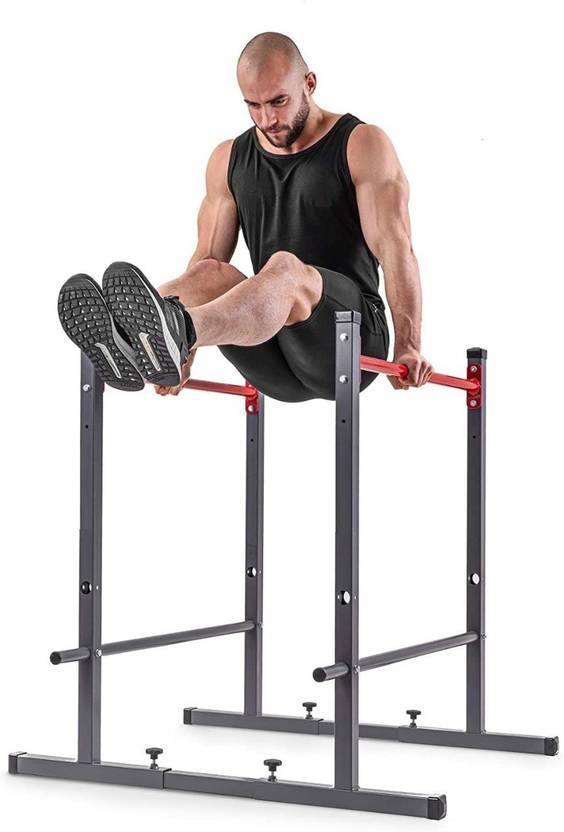 Allyson Fitness Dip stations, Height adjustable dip bar dip Stand Home