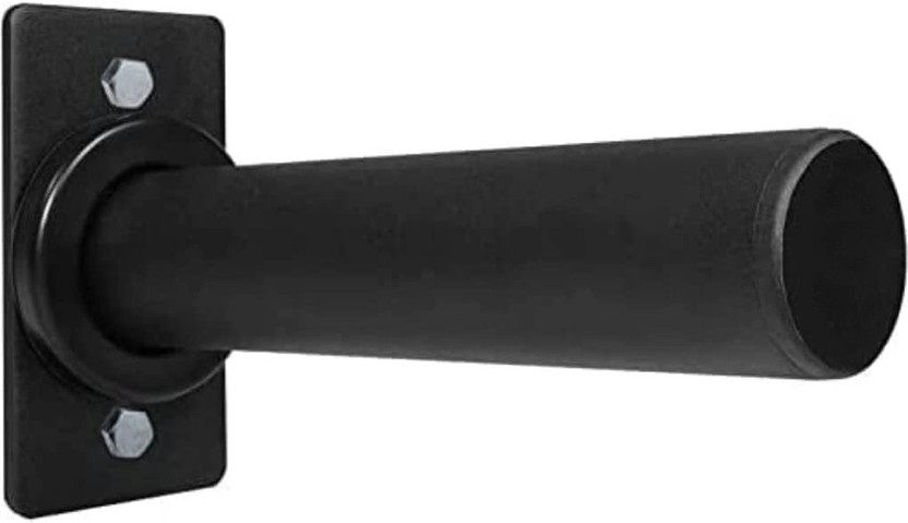 YMD Vertical Wall Mounted Olympic Plate Holder for Home Fitness Equipment Multi-training Bar(Black)