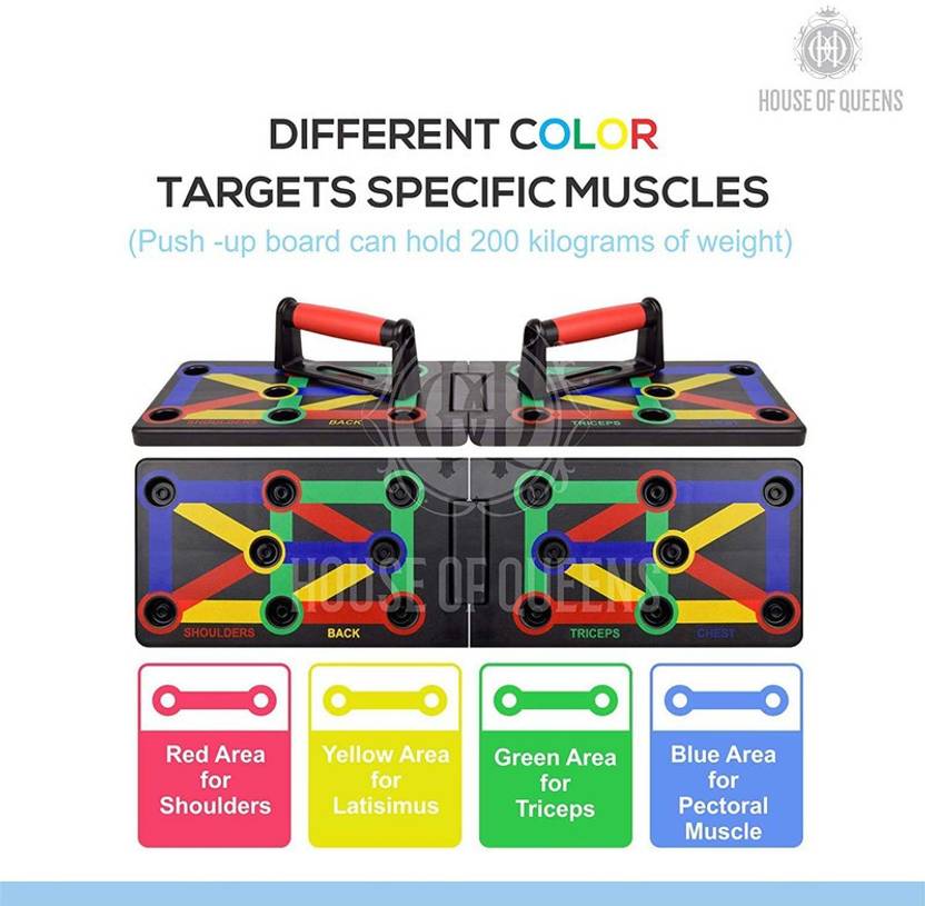 Geutejj Push Up Board, Body Building Equipment for Men and Women_727