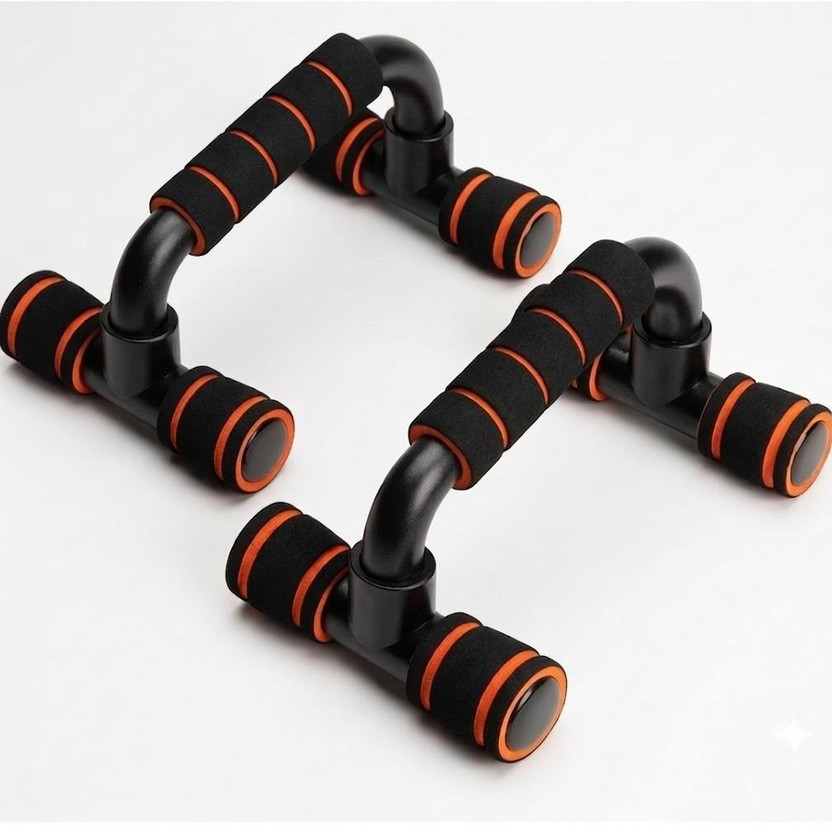 Adrenex by Flipkart Soft Grip, Anti Slip Plastic Push Up Bar(Grey)