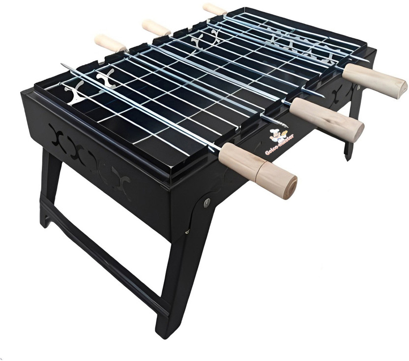 Geico master TabaltypeStyleFoldingCompactPicnicBarbequeGrill,Tandoor Charcoal Grill