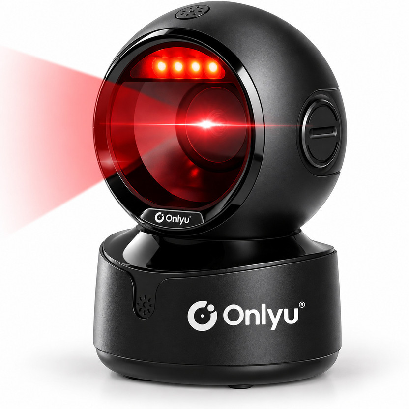 OnlyU OnlyU Hands-Free 2D & 1D USB Desktop Barcode Scanner with 300K CMOS Global Exposure Larger Scan Window|Adjustable Angle|Buzzer 2D Camera Barcode Scanner(Handheld) - Flipkart Deal