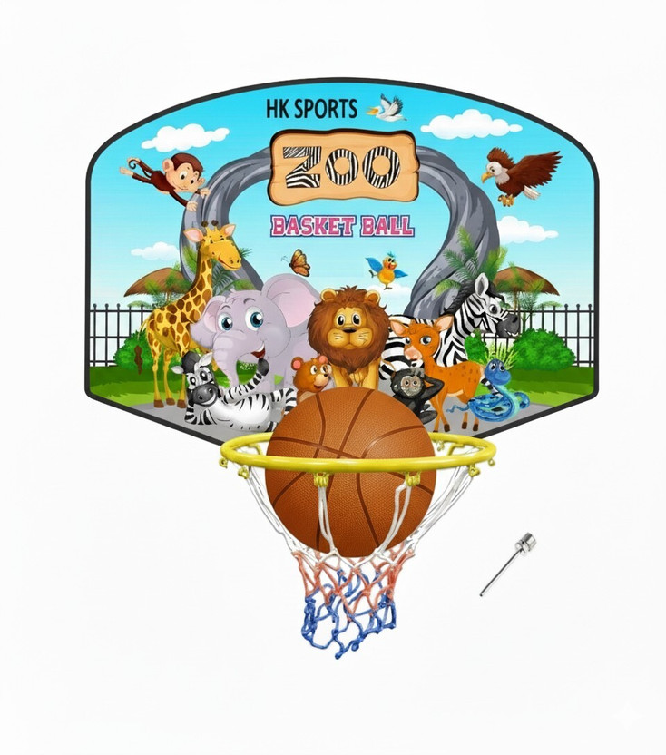 HK HK Sports ZOO Basketball ring set Indoor Outdoor Basket Ball hoop Baseball - Flipkart Deal