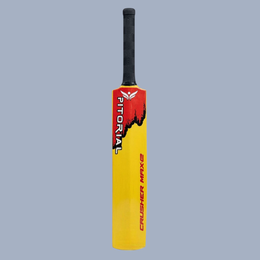 pitorial PVC Plastic Cricket Bat for Kids Lightweight Outdoor Practice Bat PVC/Plastic Cricket  Bat For 6 - 7 Yrs(450-550 g)
